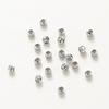 50pcs DIY Jewelry Accessories 14K 18K Gold Plated Striped Cut Flower Beads 2.5 3 4 5 6mm Spacer Beads Bulk Hand Beading Material