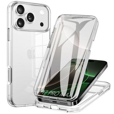Case for iPhone 17 Pro - BOOLING - Full Transparent Shockproof Scratch-Resistant PC+TPU