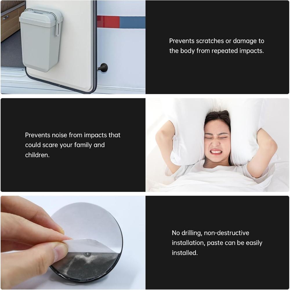 Magnetic Door Holder for RV, Magnetic RV Door Stopper, Strong Magnetic Baggage Door Catch Latch for RV, Camper, Travel Trailer, Motor Home, Boat