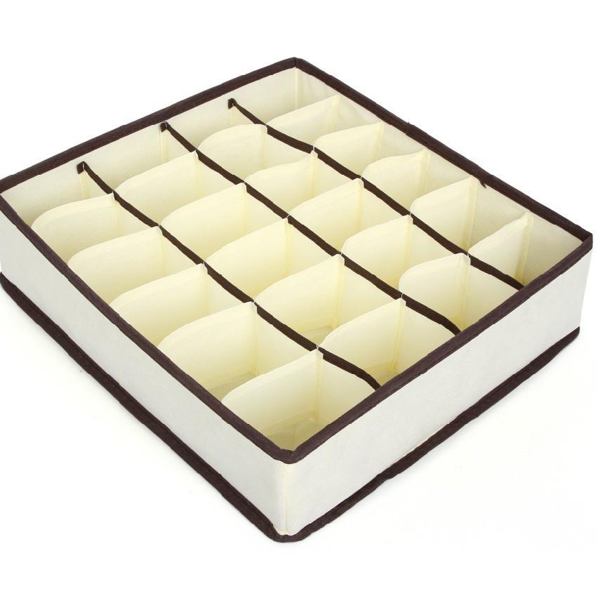 Cotton Linen Storage Box for Underwear, T-Shirts, Pants, Socks, and Bras - Dormitory Organizer