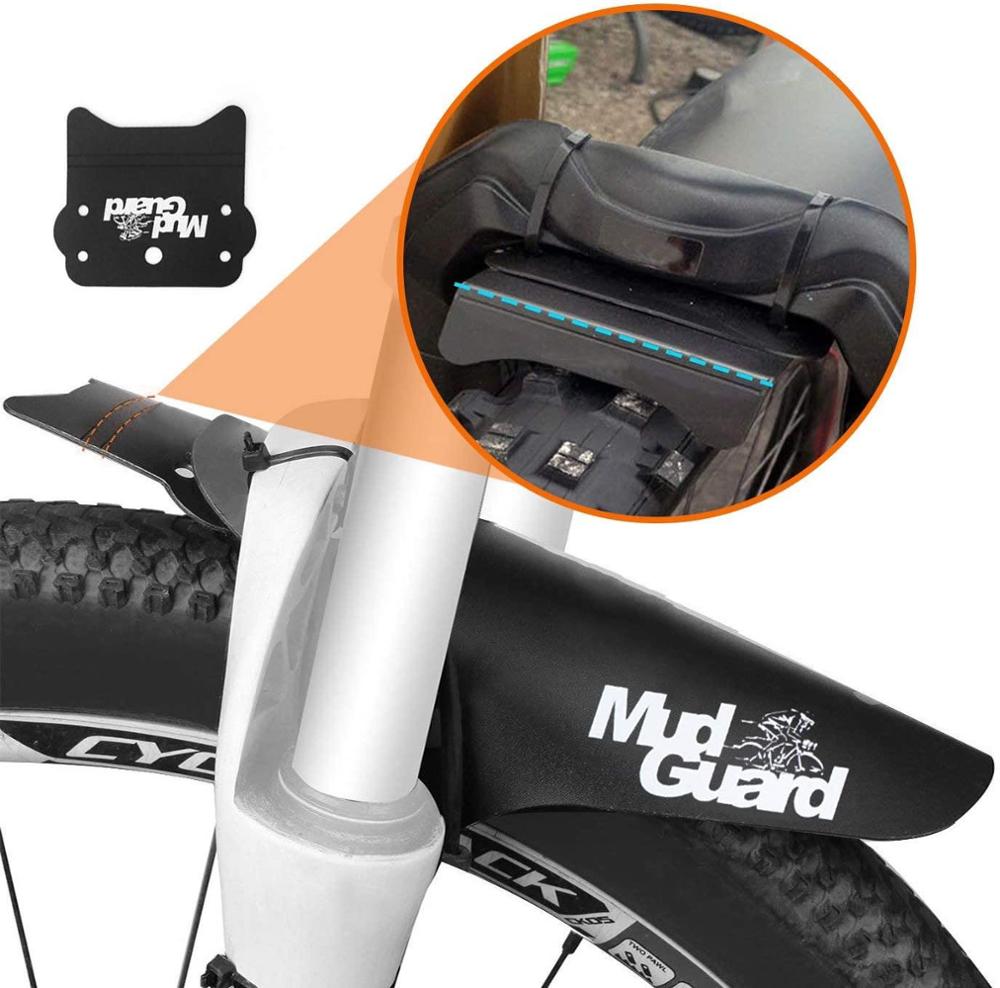 MTB Bike Bicycle Fenders Cycling Mudguard Front/rear Tire Wheel Universal Mudguard Bike Wings Mud Guard With 4 Fixing Strap