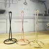 Paper Towel Holder/Iron Tabletop Roll Holder/Kitchen Dining Living Room/Multi-functional Organizer(Silvery and Black)