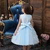 Korean Girls Runway Performance Dress Infant Toddler Birthday Party Dress Floral Princess Dress Girls Ruffles Dress