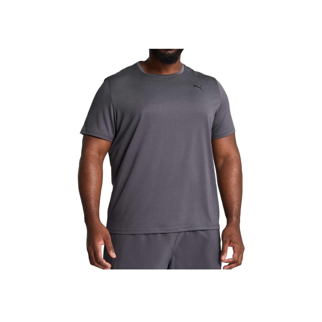 Puma Simple Stylish Comfortable Round Neck Short Sleeve Quick Dry T-Shirt Men Tops Gray 527344-69