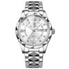 Fashion Mens Watches 30M Waterproof Top Quartz Watch Men Date Week Stainless Steel Dress Wrist Watches for Men Business Watch Man