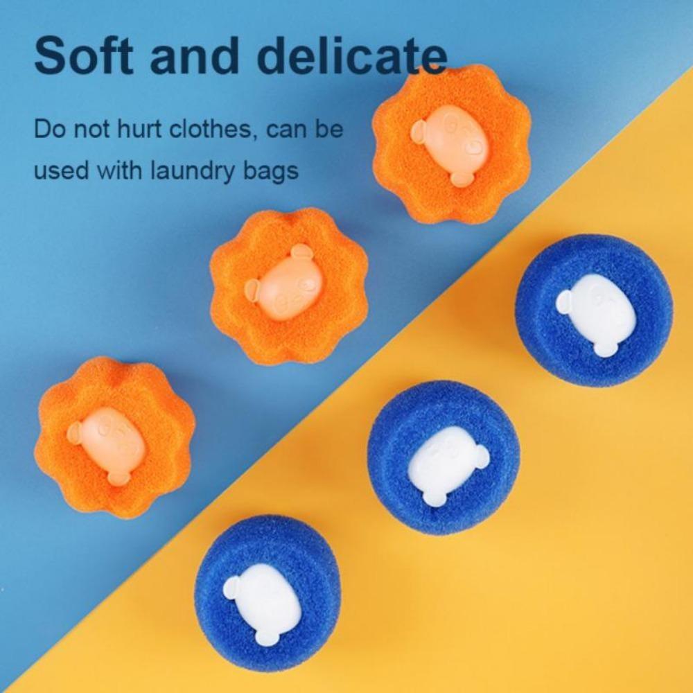 6Pcs Laundry Ball Kit Reusable Washing Machine Clothes Hair Cleaning Tool Pets Hair Catcher Household Cleaning Laundry Balls
