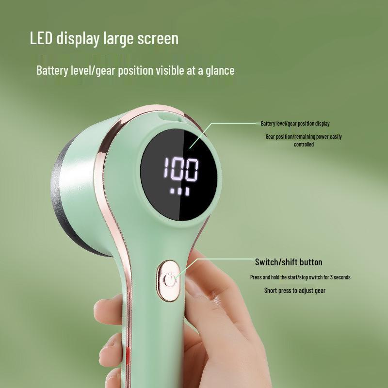 Rechargeable Digital Display Lint and Hair Remover
