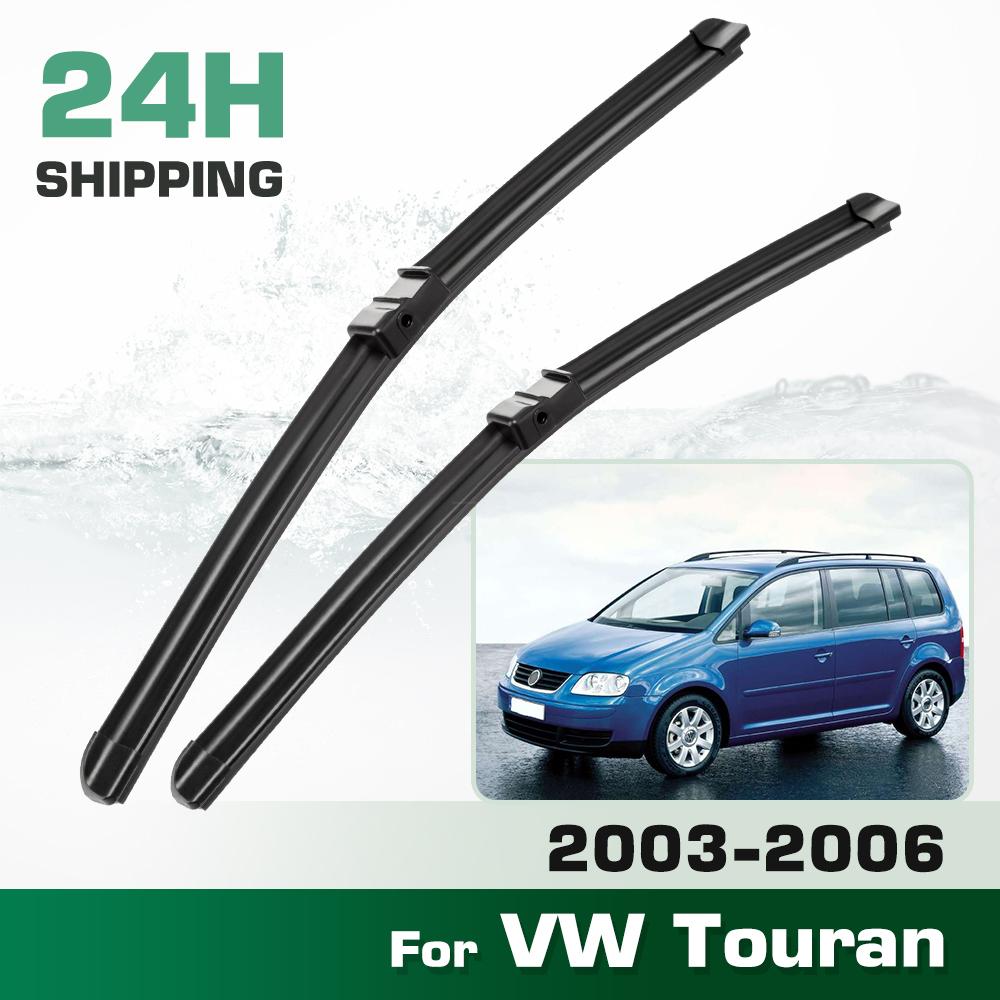 For VW Touran 2003-2006 2004 2005 Wiper Front Wiper Blades Windshield Windscreen Window Brush 28"+28