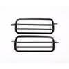 2pcs Stainless Steel Car Front Fog Light Cover Honeycomb Grille Grill Trim For LADA NIVA Auto External