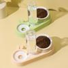 Pet Food Feeders and Waterer Detachable Cats Water Fountain Bowl Food Container Automatic Bowl Supply