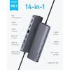 Concentrateur usb-c - anker - 14-en-1 - triple affichage - hdmi 4k 60 hz - 100 w max