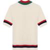 GUCCI Polo Shirts Men's Ivory Polo Collar Moderate 739954XKC9O9275