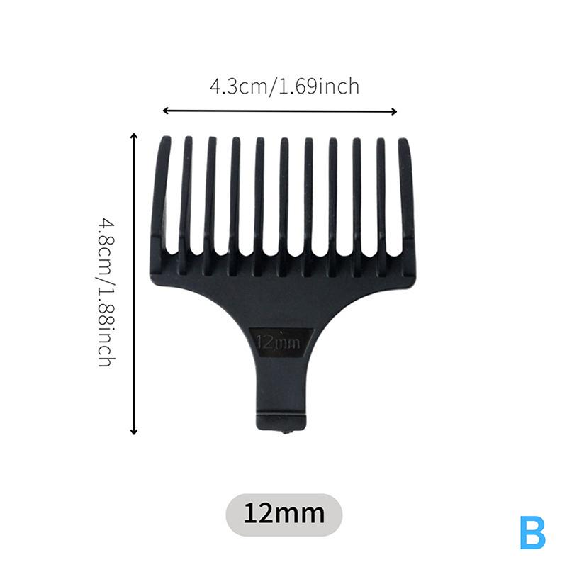 

{HBA17} 9/12mm Professional Hairdressing Limit Combs For Trimmers 8081/8171/T9 Hair Cutting Guide Guards Barber Accessories