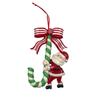 Santa Claus Christmas Lollipop Ornaments Soft Clay Christmas Hanging  Candy Cane Xmas   Gift