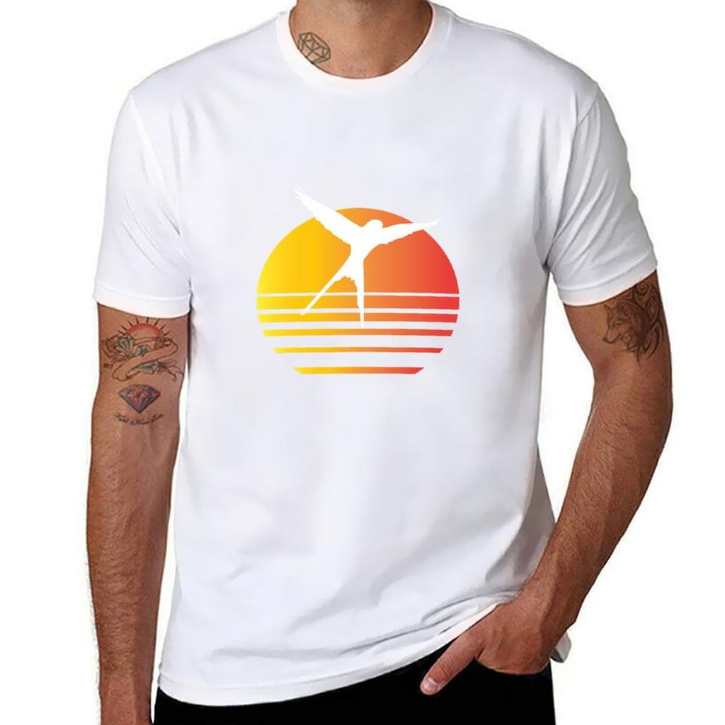 Wingspan Synthwaveq TShirt Big Size Simple TShirt