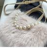 Herbst/Winter Perlenvelours Umhängetasche - Koreanischer Stil, Niedliches flauschiges Design für Damen