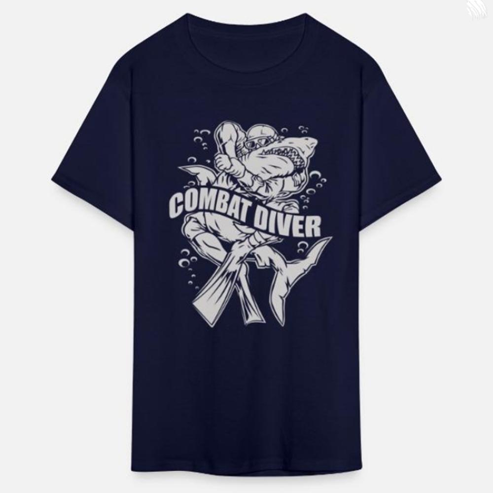 Naval Combat Diver Military T-Shirt New 100% Cotton O-Neck Short Sleeve Summer Casual Mens T-shirt Size S-3XL S