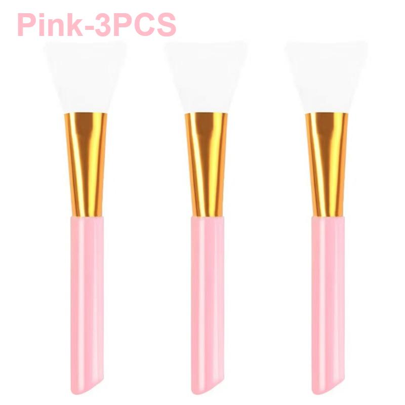 Silicone Facial Mask Brush Face Skin Care Tool Soft-headed DIY Mud Film Adjusting Brush Inclined Tail Apply Face Beauty Tools