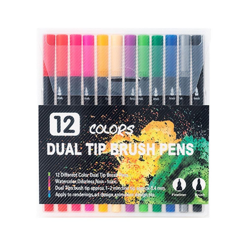 

Мультяжная раскраска по номерам Бумага Двусторонняя Рисование акварельными карандашами Учебная книга Домашний декор 12 Colors