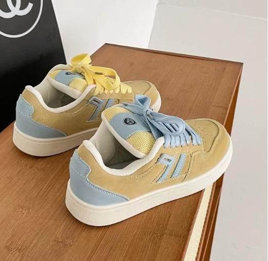 Fashion Couple Sneakers, Casual Daily, Ins Trend, Niche Design, Mandarin Duck Shoes, Dopamine Color Matching Casual Day