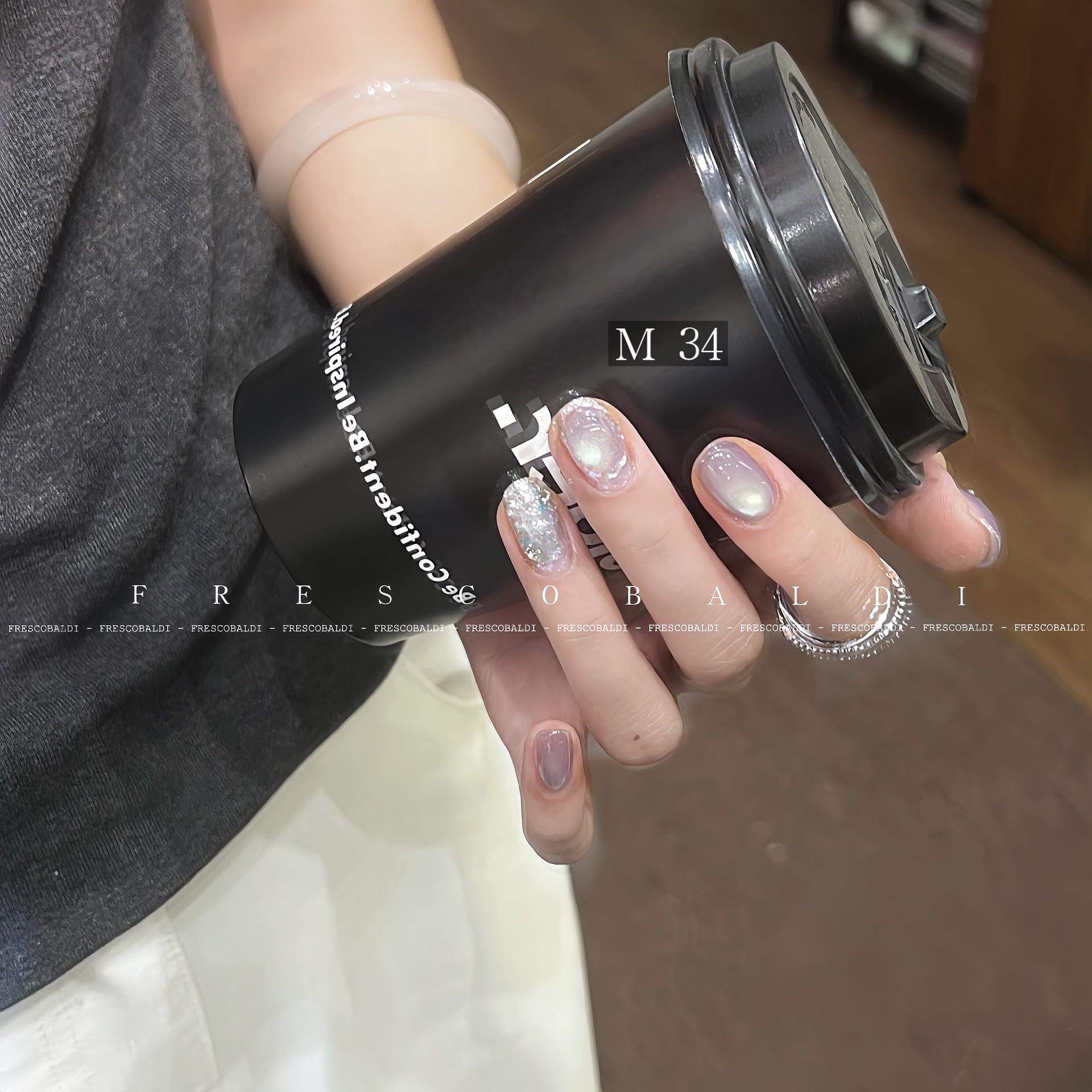 Hua Si Die - M34 Cat Eye Gel Nail Polish 5g (Silver Can)