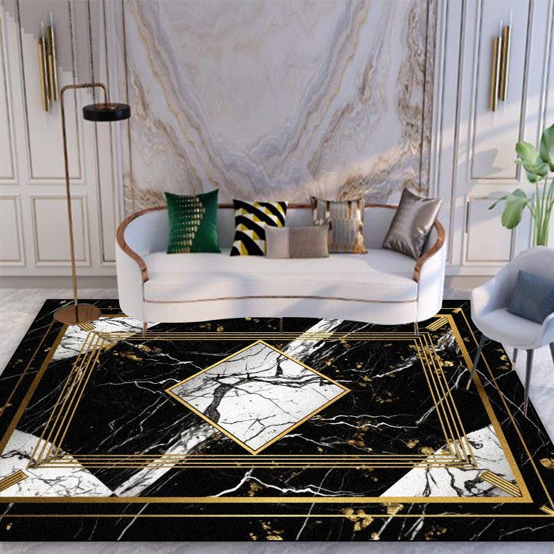 Modern Living Room Decoration Carpets Luxury Sofa Area Coffee Table Non-slip Floor Mat Home Bedroom Cloakroom Entrance Soft Rugs
