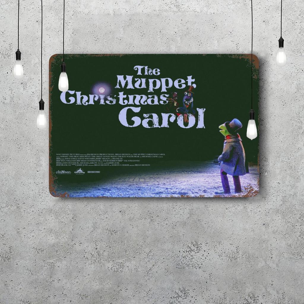 MINISO The Muppet Christmas Carol Funny Bar Metal Sign, Retro Plaque, Vintage Sign, Alcohol Drinker, Pub,Kitchen Wall Decoration