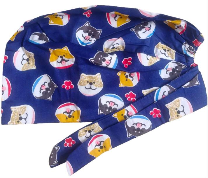 Floral Animal Print Cotton Surgical & Kitchen Cap