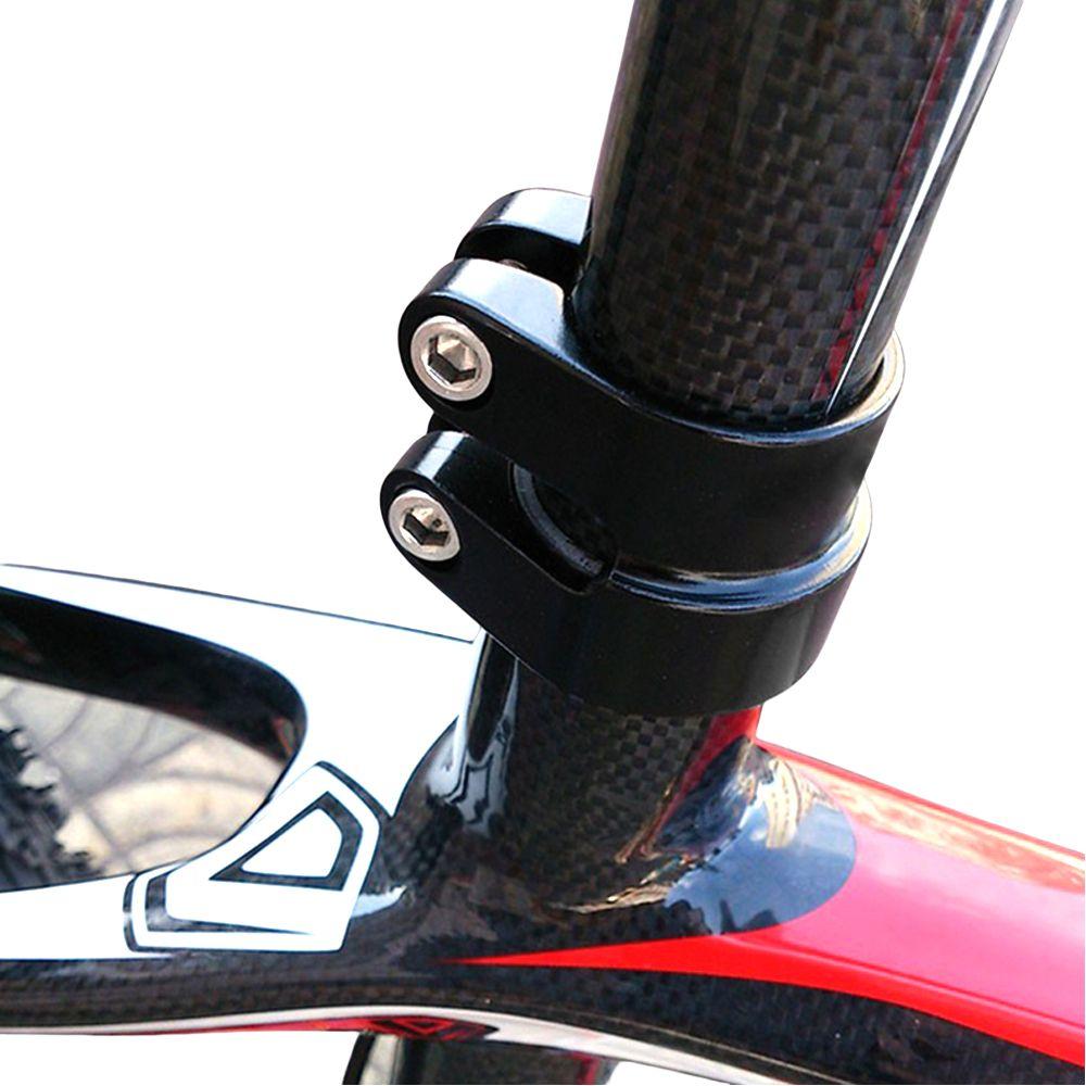 Aluminium Zink Zinklegierung Sattelstützklemme Doppellagig Fahrradsattelstützklemme MTB BMX Rennrad