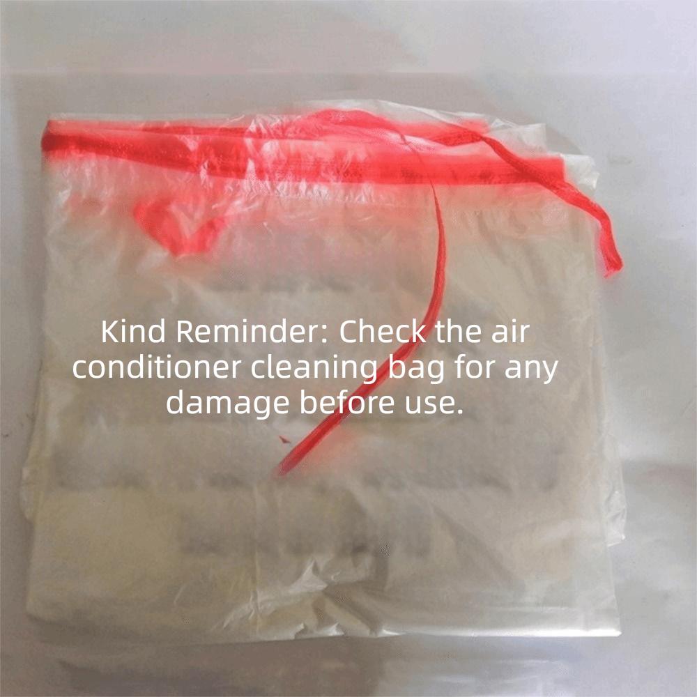 4PCS Transparent AC Sewage Collecting Bag Disposable Air Conditioner Sewage Bag Industry