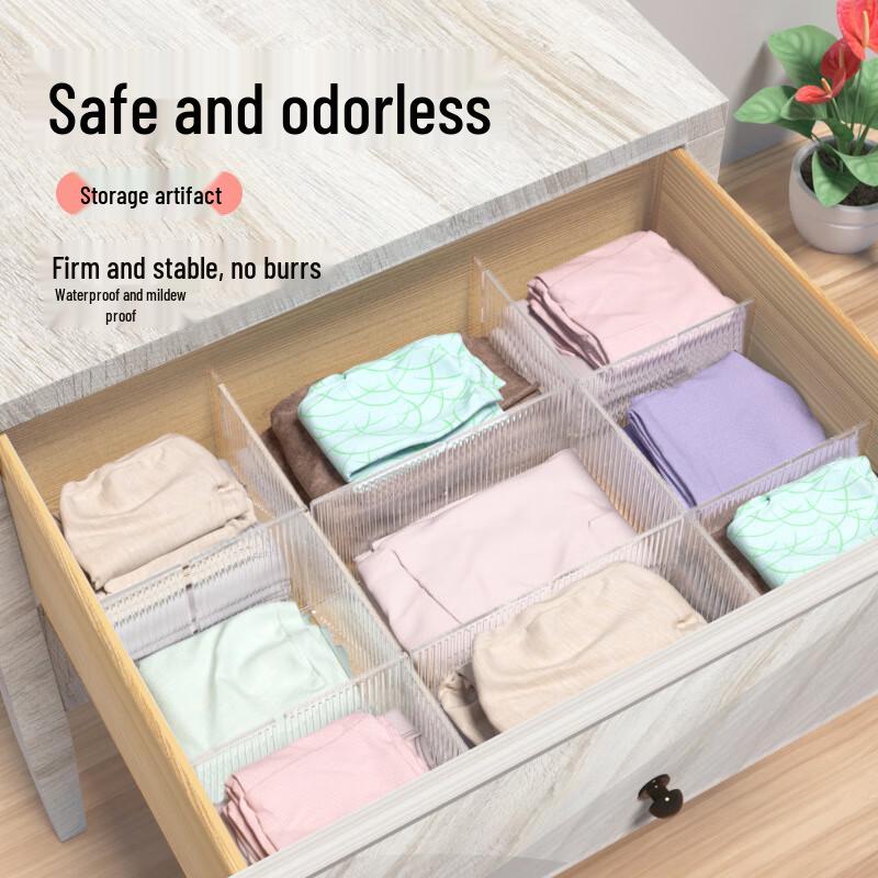 Transparent Adjustable Drawer Dividers