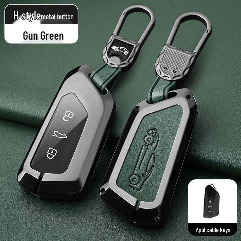 Metal Key Shell for Volkswagen Models: New Sagitar, Lavida Plus, Tayron, Tuon, Tiguan L, Bora, Magotan