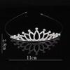 Children'S Crown Headgear Adult Headband Dance Stage Performance Rhinestones Crystal For Girls And Baby Hosts