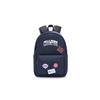 Campus Tear Bag C-Logo Badge Velcro Campus Casual Sports Zipper Fabric Backpack Medium Unisex Backpack U4AACPU04