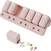 Detachable Weekly Pill Organizer 7-Grid Pill Dispenser Portable Medicine Storage Case  Home