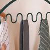 10pcs Wave Clothes Hangers Multifunctional Drying Rack Closet Storage Organization for Closet Space Saving
