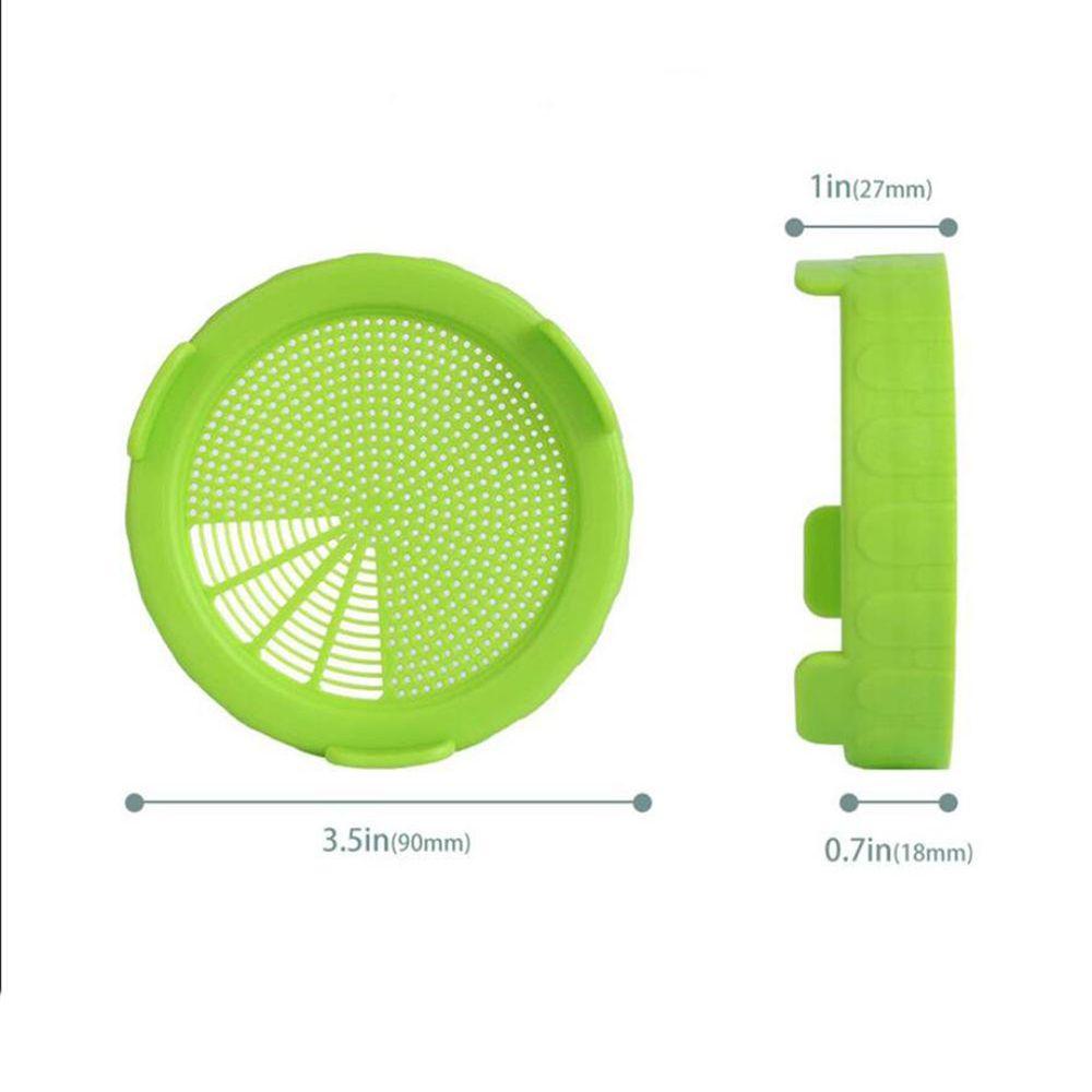 Germination Food Grade for Mason Jar Mesh Sprouting Lid Nursery Trays Sprout Cover Seed Growing