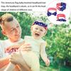3Pcs American Flag Headband Headdress Holiday Festival Hair Accessories Independence Day Hair Band