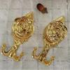European Rose Curtain Hook Retro Drapery Holder Curtain Holdback Hanger  Bath Curtain
