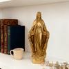 Resin Mexico Holy Mary Statue Our Lady of Guadalupe Figurine Catholic Virgin Sculpture Home Altar Decoration Religious Ornaments