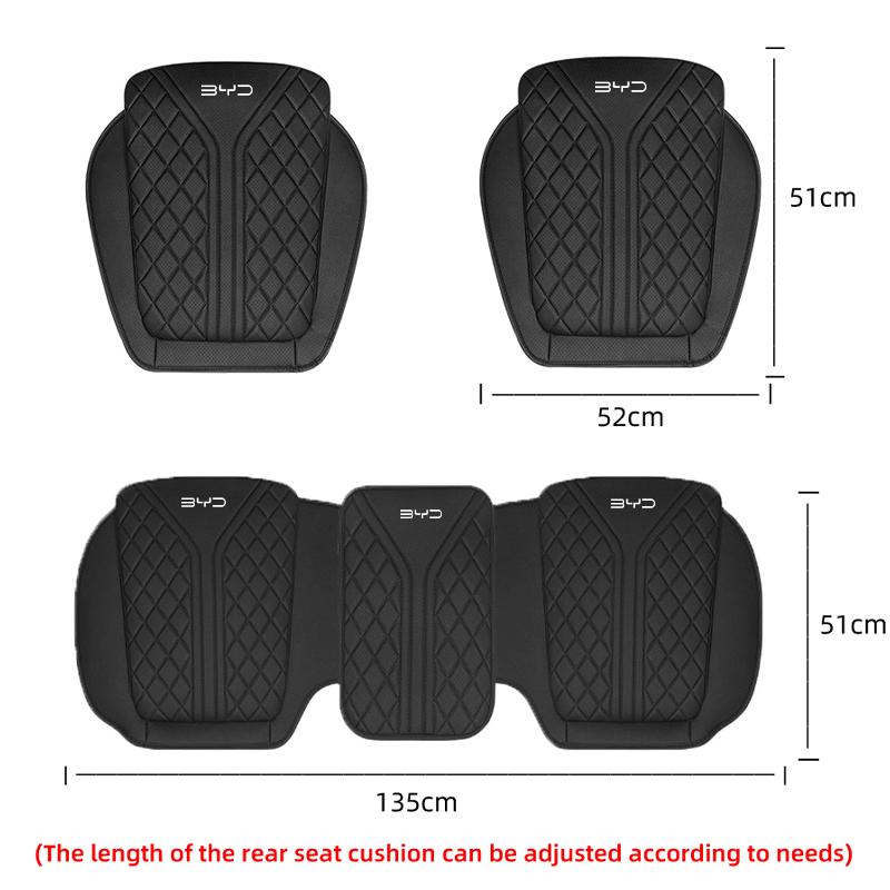 For BYD Seal U Atto3 Atto2 Dophn Seagull S6 S7 Tang X Dream Car Seat Cover Universal Car Front/Rear Seat Protector Chair Cushion