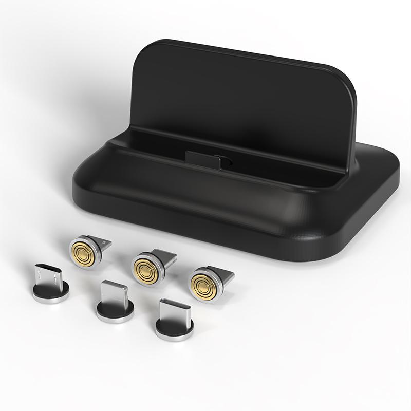 

Магнитная док-станция VAORLO 3 в 1 с функцией быстрой зарядки чёрный