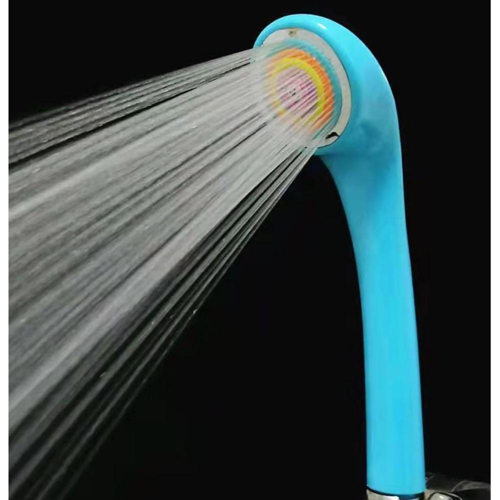 Anti-drop Nozzle Supercharged Shower Nozzle Bath Universal Shower Head Set Shower Head Anti-blocking Colorful Shower