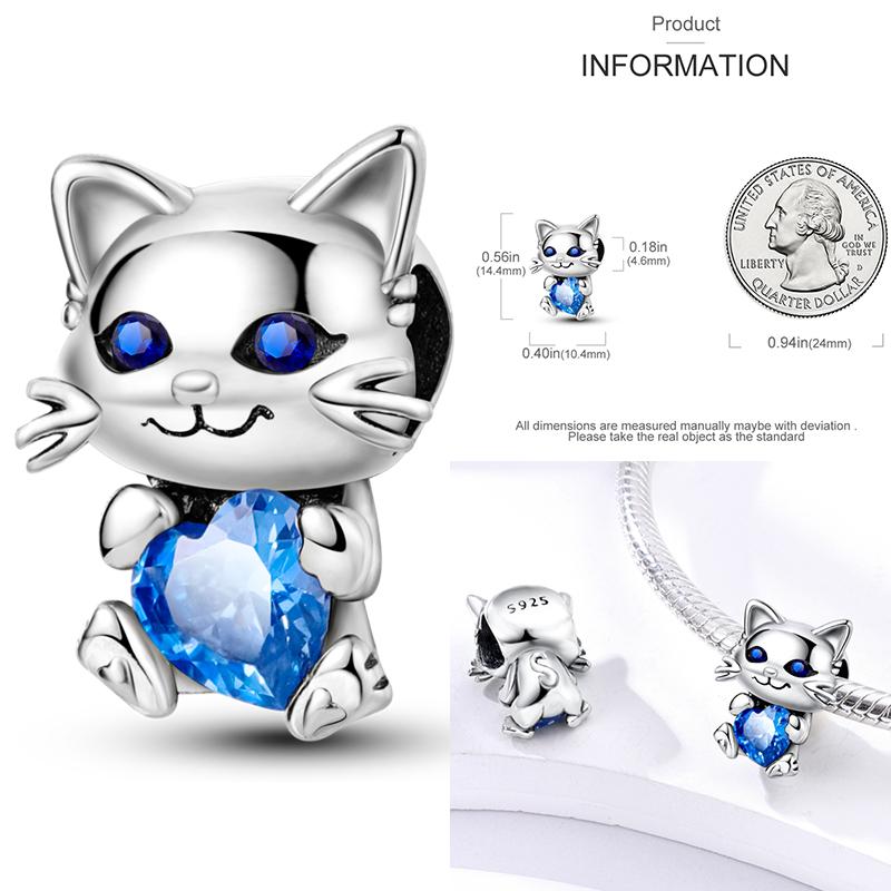 Charms Plata De Ley 925 copper Original Devil's Eye Perfume Bottle Bow Silicone Spacer Beads Women Bracelet DIY Zircon Pendants