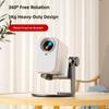 Desktop Projector Stand With 1/4Inch Screw Mount NonSlip Base 360°Rotating Adjustable Projector Holder For Home Use