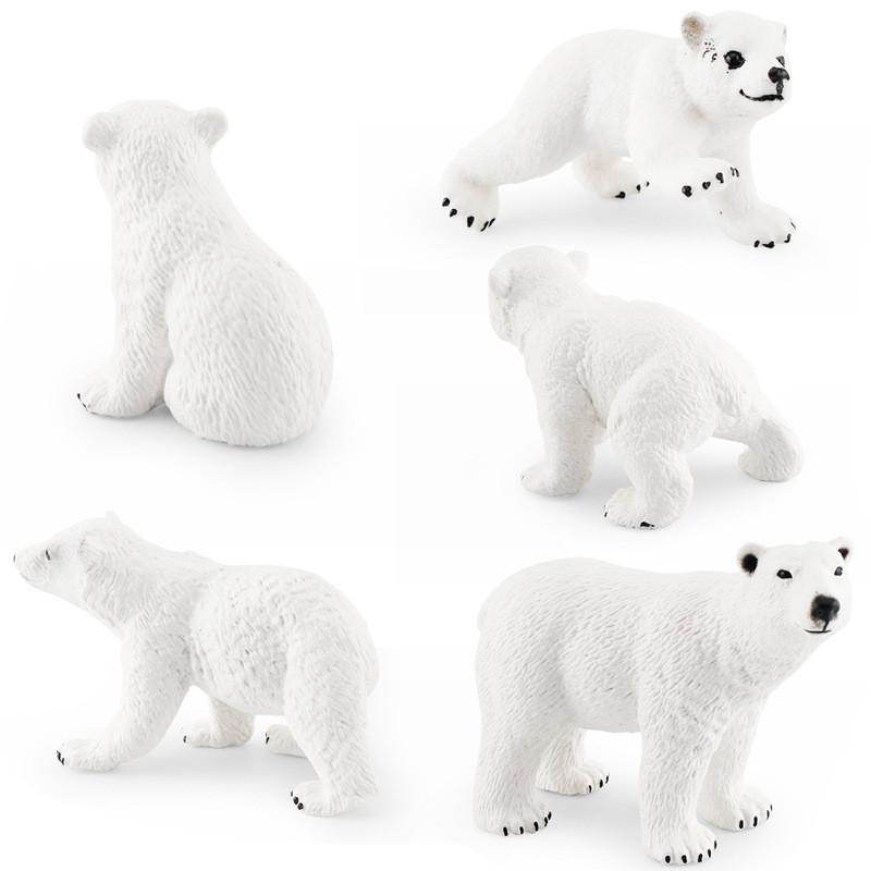 Arctic Pvc Detailed Polar Bear Model For Kids Imaginative Play And Learning