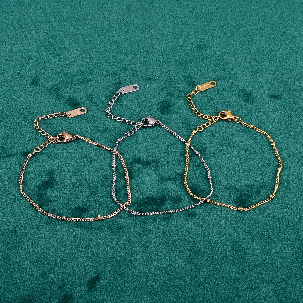 Tornozeleiras Y33 lote misto grão fino para mulheres, design japonês e coreano fresco e fofo com miçangas, fashion