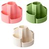 Rotating Pen Holder Desk Organizers 5 Compartments Pen Organizers Large Capacity Pen Holder Art Supply Organizers Holder