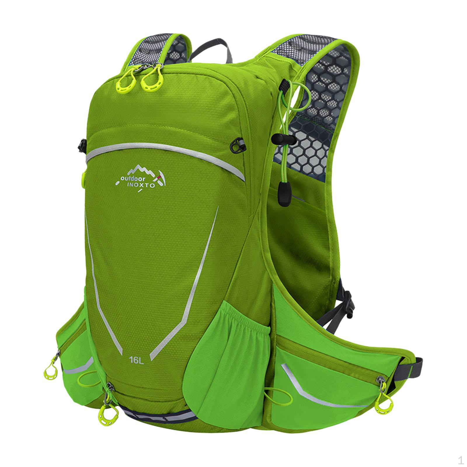 

16л рюкзак для питья для мужчин и женщин сумка для хранения походов на открытом воздухе зелёный