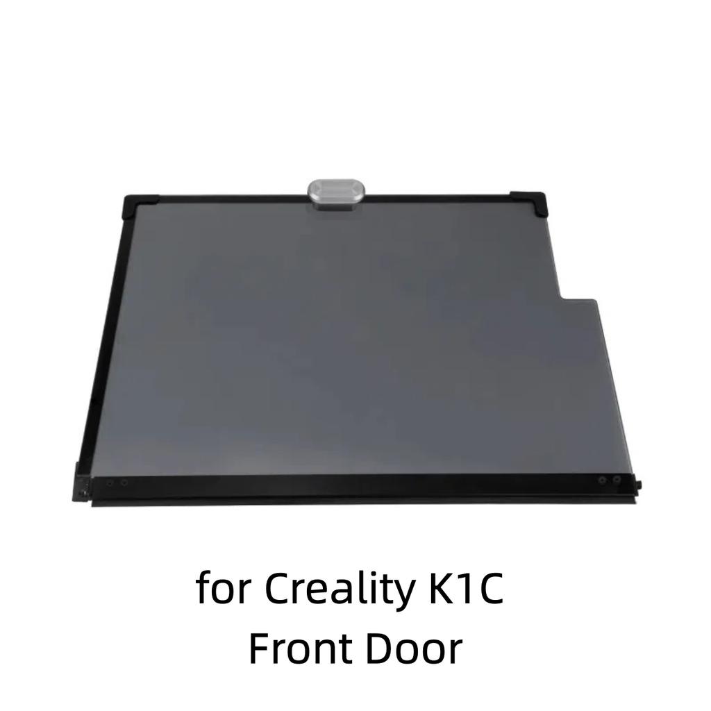 For Creality K1 / K2 Plus / K1 Max / K1C Front Door Glass Kit Creality Original 302×372×3mm Glass K2 Plus Top Glass Kit
